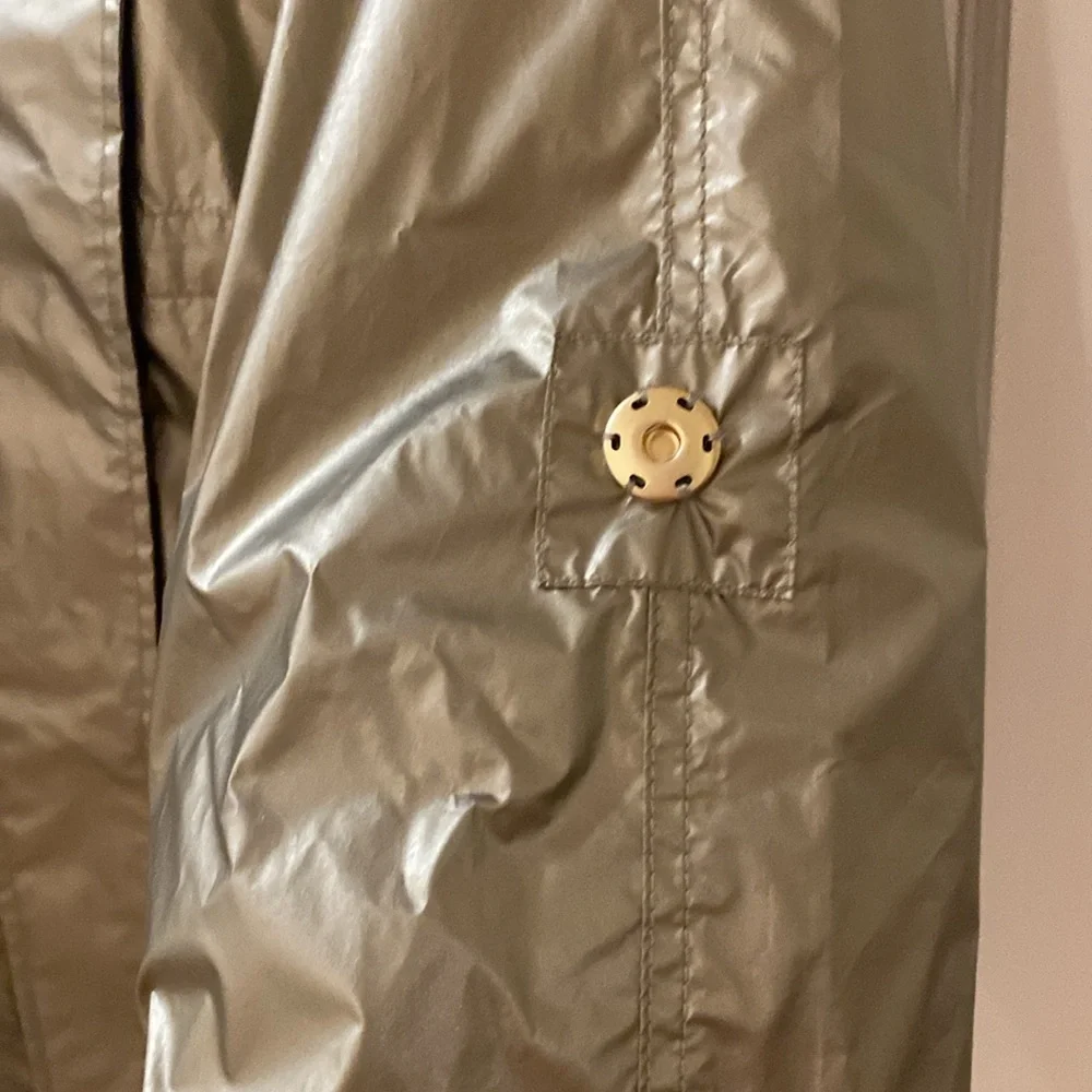 ANORAK Metallic Rain Coat. Sz. XL - Picture 4 of 15